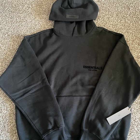 ESSENTIALS FEAR OF GOD STRETCH LIMO PULLOVER HOODIE